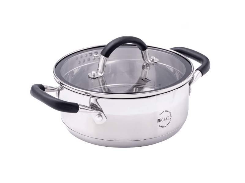 Bergner SG-8058 Lábas fedővel, 28cm, 6l