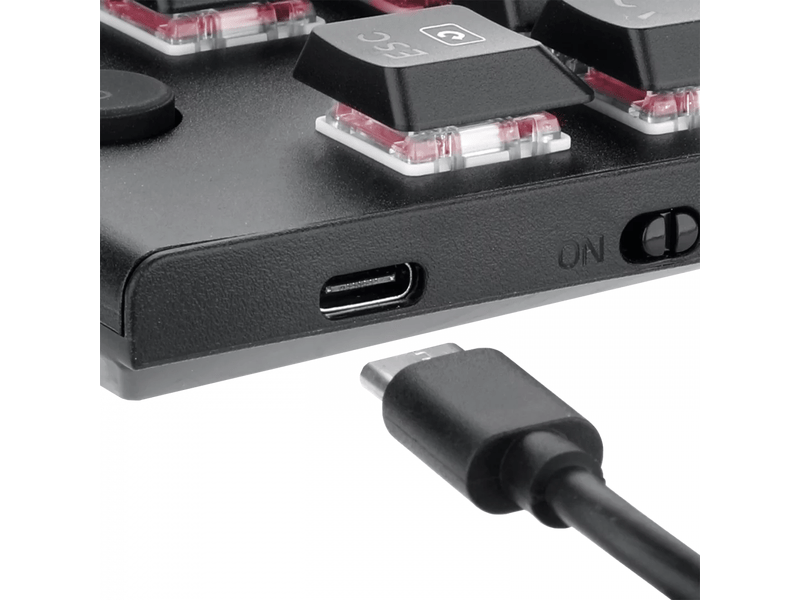 Redragon Horus RGB Gaming Billentyűzet (K618-RGB_RED_HU)