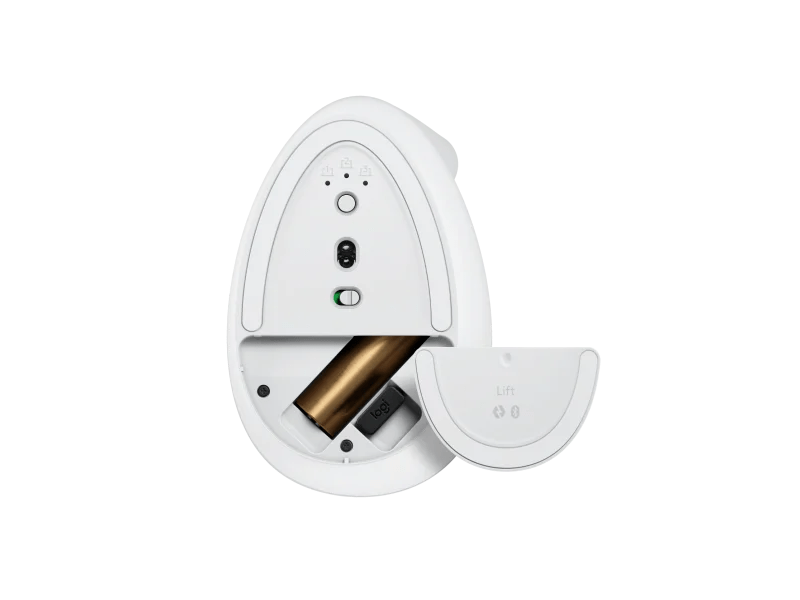 Logitech Lift ergonomski miš, bijeli (910-006475)