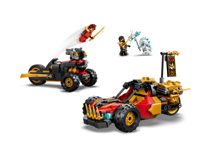 LEGO® Ninjago® Kai és Cole kombinálható járművei (71864)