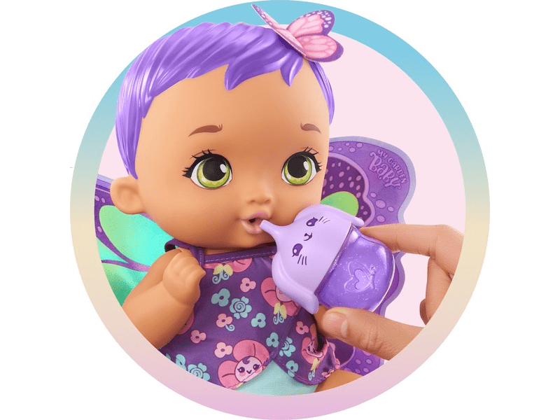 My Garden Baby: Édi-Bébi gondoskodás baba - Lila pillangó (HBH39)
