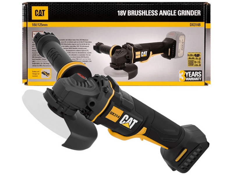 CAT DX314B Power+ Akkus sarokcsiszoló, Akku és töltő nélkül