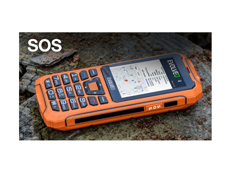 Evolveo StrongPhone Z6 Mobiltelefon, narancssárga (SGM SGP-Z6-OR)