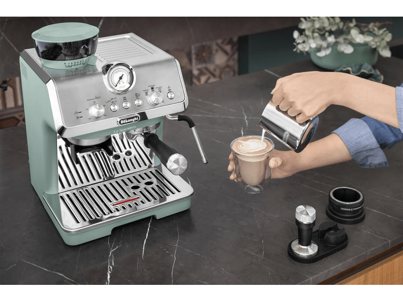 Delonghi EC9155.GR La Specialista Arte eszpresszó kávéfőző, zöld Zöld