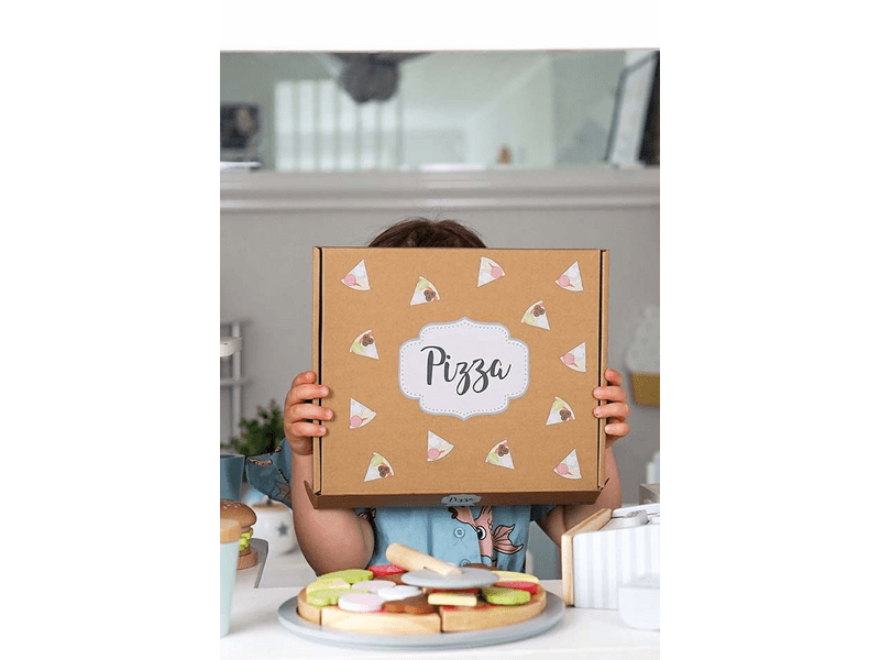 Jabadabado Szeletelhető Pizza fából (W7264)