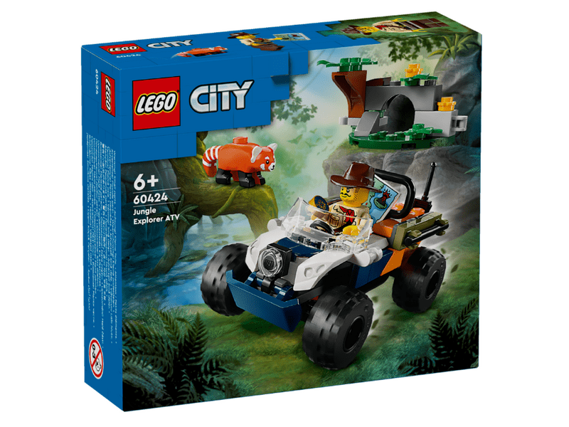 LEGO® City ® Dzsungelkutató ATV - vörös macskamedve akció (60424)