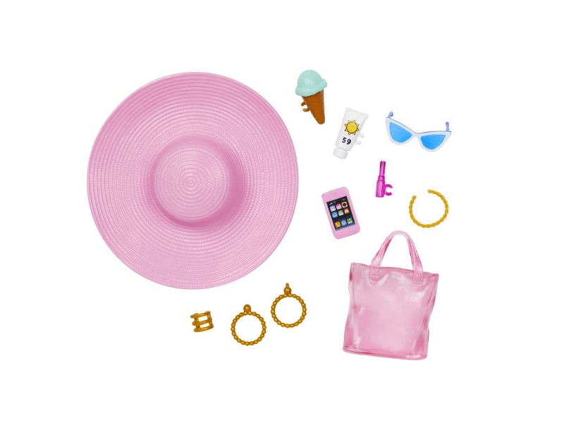 Barbie, a film: Beach Barbie baba (HPL73)