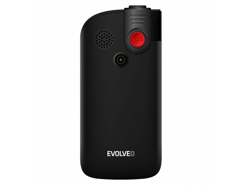 Evolveo EasyPhone FL nyomógombos mobiltelefon, fekete (SGM EP-801-FLB)