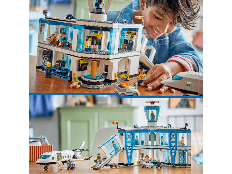 LEGO® City Repülőtér egy repülőgéppel (60502)