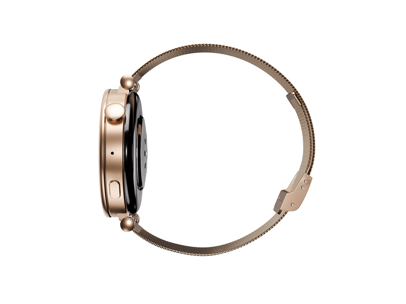 Garett Rose Gold Mesh acél női okosóra