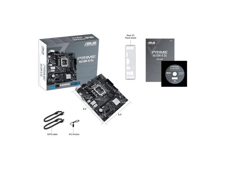 Asus Prime H610M-K LGA 1700 Alaplap
