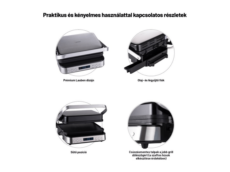 Lauben 2000ST Deluxe Kontaktgrill