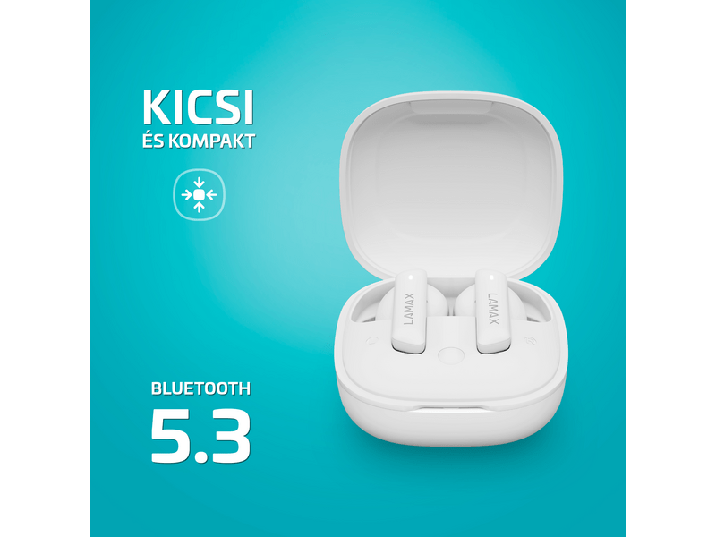 LAMAX Clips1 ANC White TWS slušalice, bijele