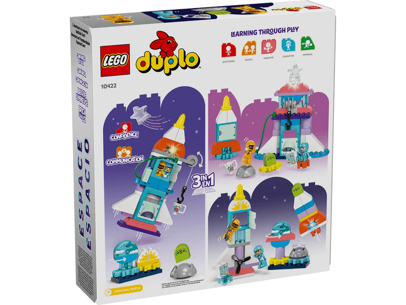 LEGO® DUPLO® 3 u 1 avantura svemirskog šatla (10422)