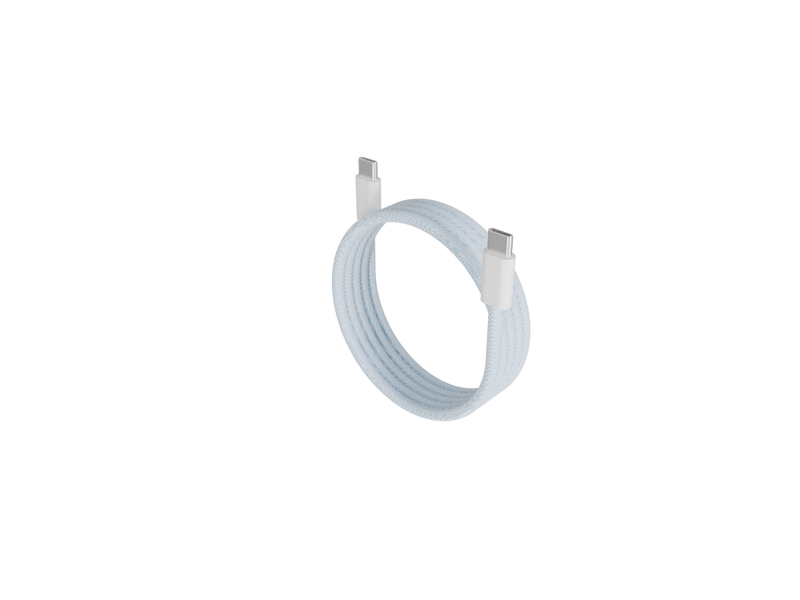 Avax CB610LB MAGNETY 100W USB-C mágneses gyorstöltő kábel, világoskék