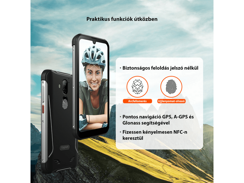 Gigaset GX290 plus okostelefon, fekete