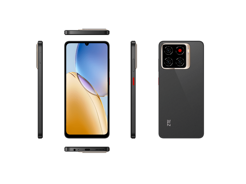 ZTE Blade A56 4/64GB Okostelefon, Fekete