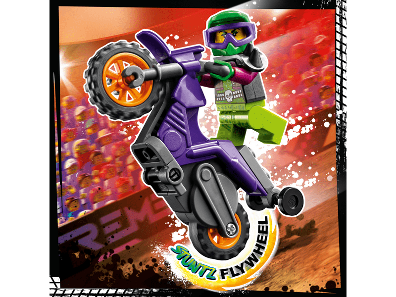 LEGO® City Wheelie kaszkadőr motorkerékpár (60296)