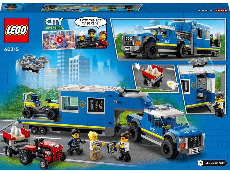 LEGO® City Rendőrségi mobil parancsnoki kamion (60315)