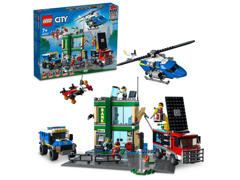 LEGO® City Rendőrségi üldözés a banknál (60317)