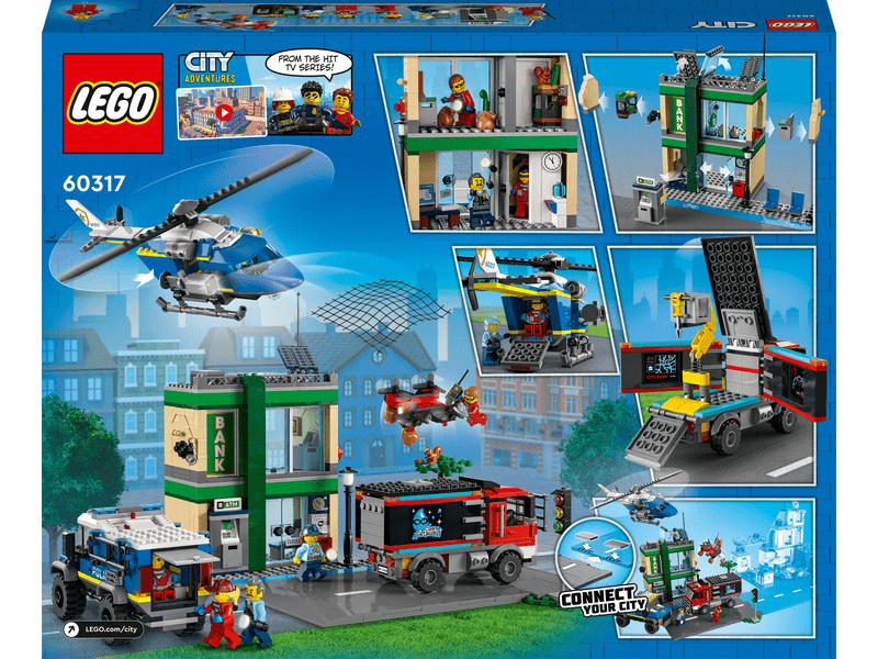 LEGO® City Rendőrségi üldözés a banknál (60317)