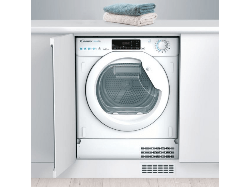 Candy BCTD H7A1TE-S ugradbena sušilica rublja s toplinskom pumpom