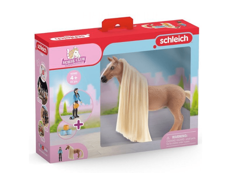 Schleich 42585 Horse Club: Kezdő készlet - Kim és Caramelo