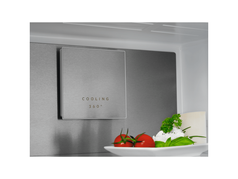 AEG RCB732E7MB Alulfagyasztós kombinált hűtőszekrény