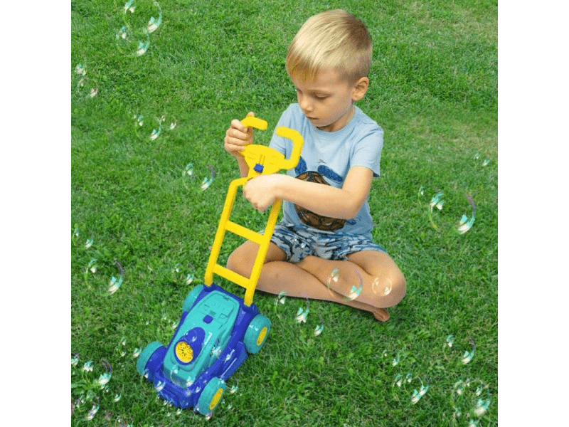 FruBlu: Buborékfújó fűnyíró, 0,4 liter folyadékkal