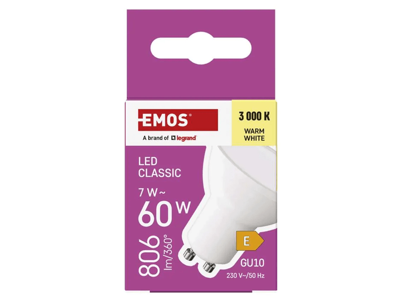 LED CLS MR16 7W 60W 806 lm GU10 WW