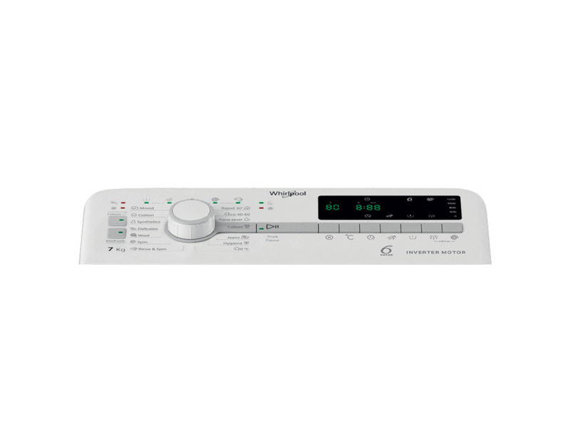Whirlpool TDLR 7250SS EU/N Felültöltős mosógép