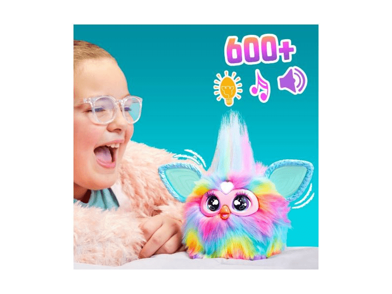 Hasbro Furby tie dye angol nyelvű interaktív figura (F8900)