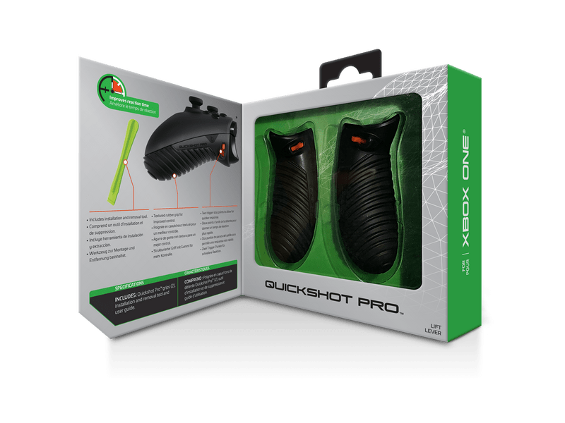 Bionik XBOX One Kiegészítő Quickshot Pro markolat csomag fekete (BNK-9076)