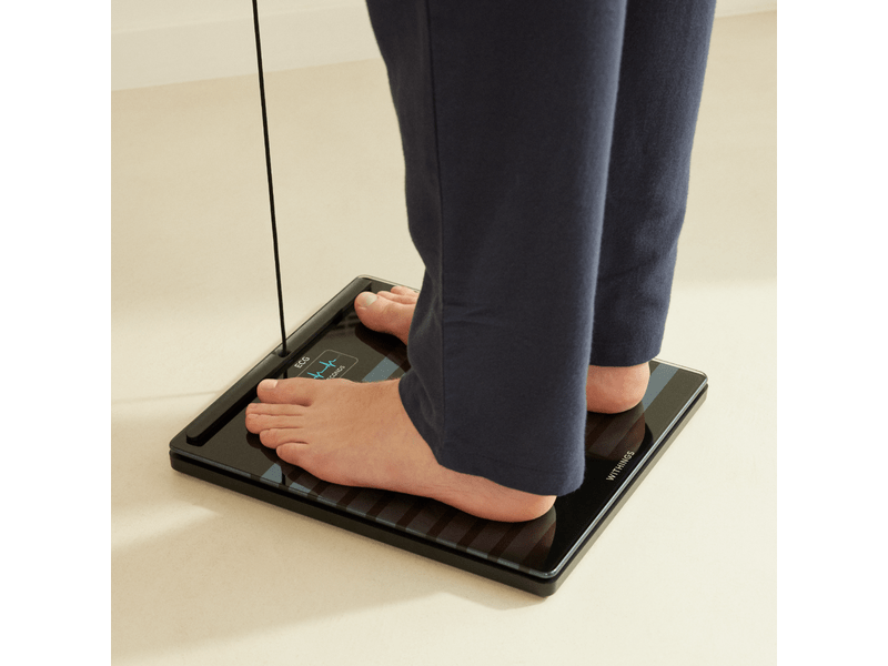 Withings BodyScan Okos egészségügyi állomás és mérleg, fekete