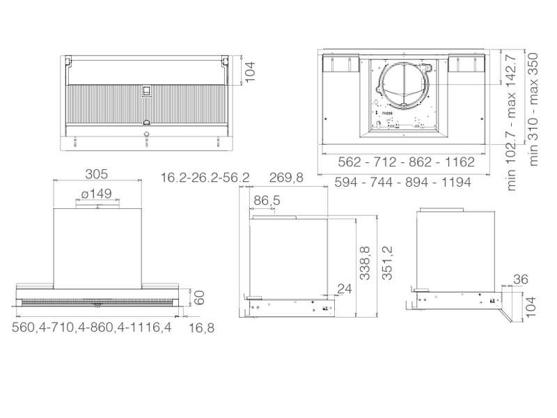 Elica Boxin Advance Dry IX/A/60 Páraelszívó (PRF0199886)