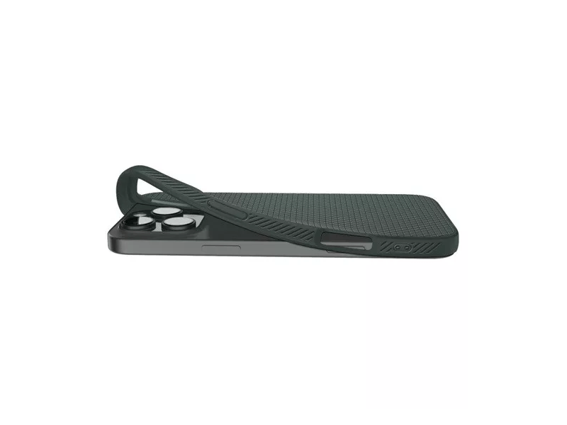 Spigen ACS08119 iPhone 16 Pro Szilikon tok, sötétzöld