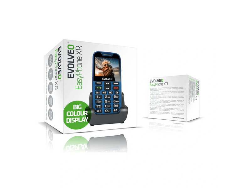 Evolveo EasyPhone XR EP601 Mobiltelefon, Kék (EP-601-BL)