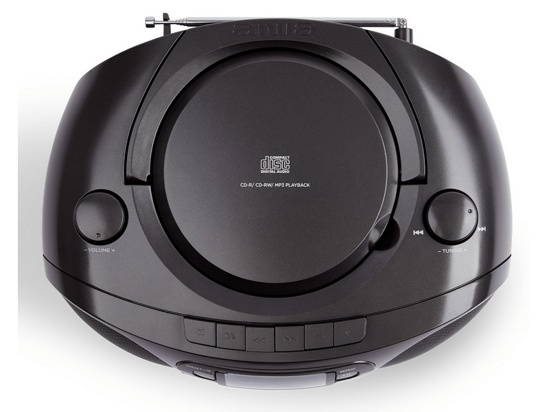 Aiwa RC-250BK hordozható retro boombox, fekete