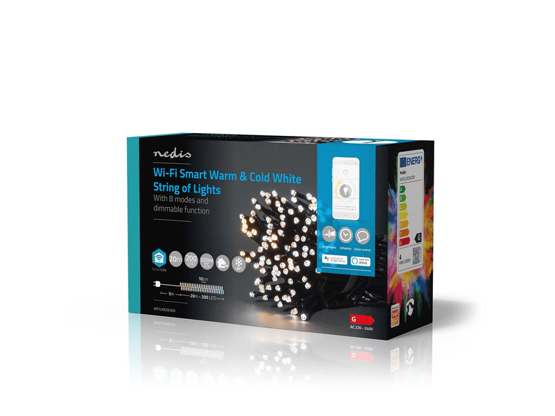 SmartLife Dekoratív LED Húr 200 db