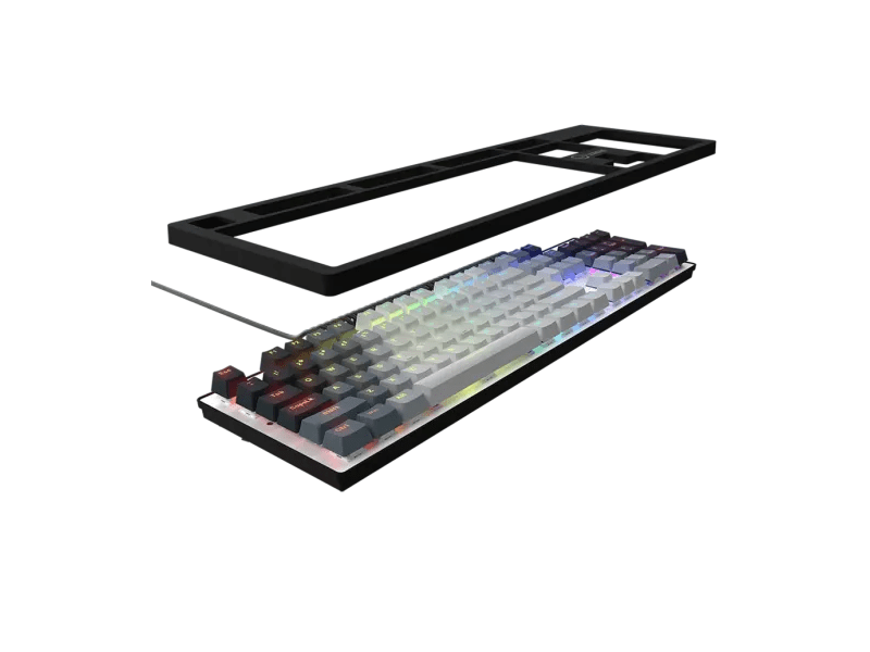 Lorgar Azar 514 Billentyűzet, US, fehér (LRG-GK514W-US)