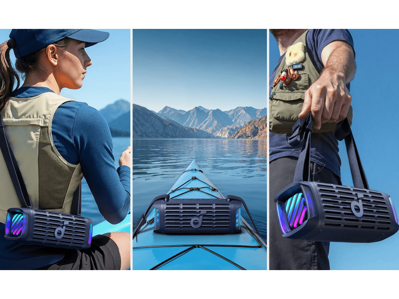 Anker Soundcore Boom 3i Bluetooth hangszóró, kék (D5100030)