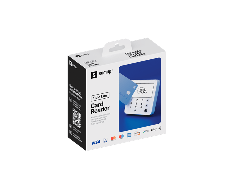 SumUp Solo Lite kártyaolvasó terminál (RDR-SUL-011)
