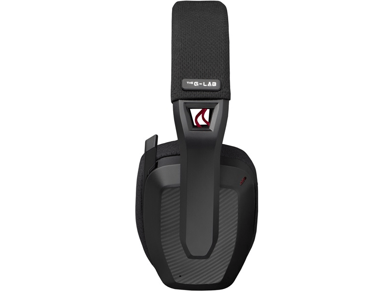 The G-Lab Korp Platinum-B Gaming headset, fekete