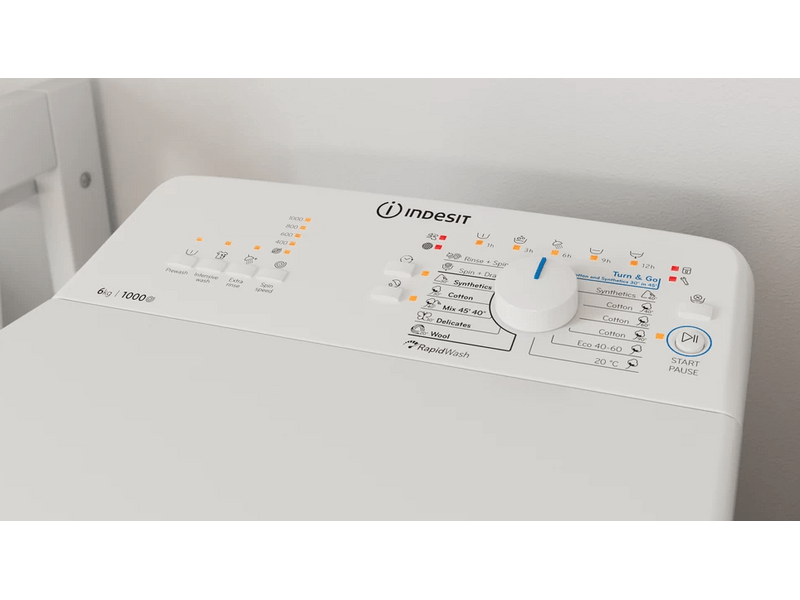 Indesit BTW L60400 EE/N Felültöltős mosógép