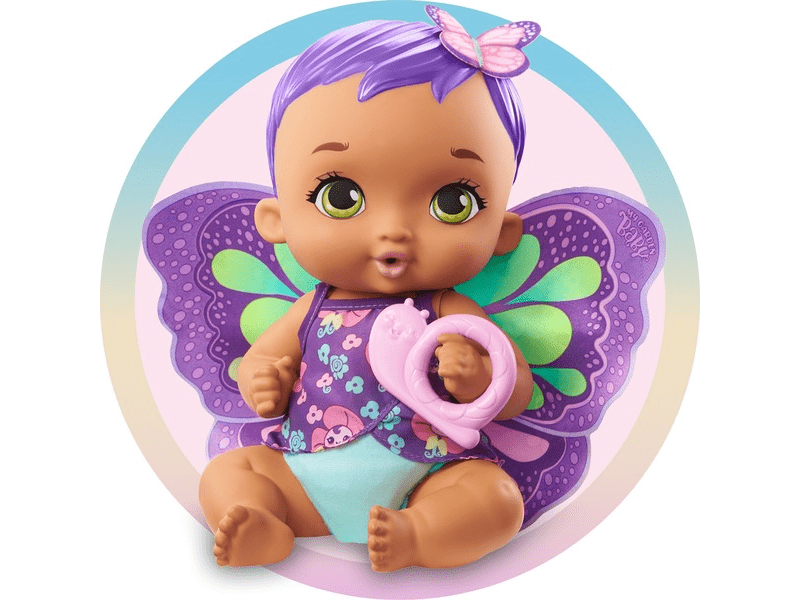 My Garden Baby: Édi-Bébi gondoskodás baba - Lila pillangó (HBH39)