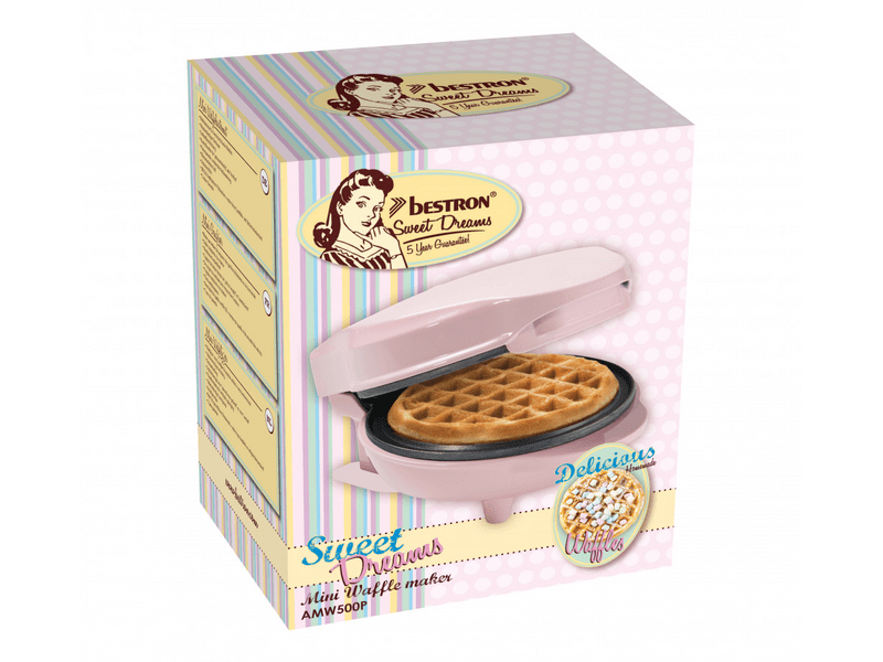 Bestron AMW500P Mini gofrisütő