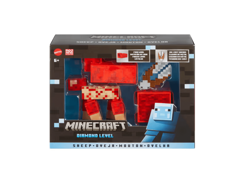Mattel Minecraft Diamond Level Bárány figura (JCV22)