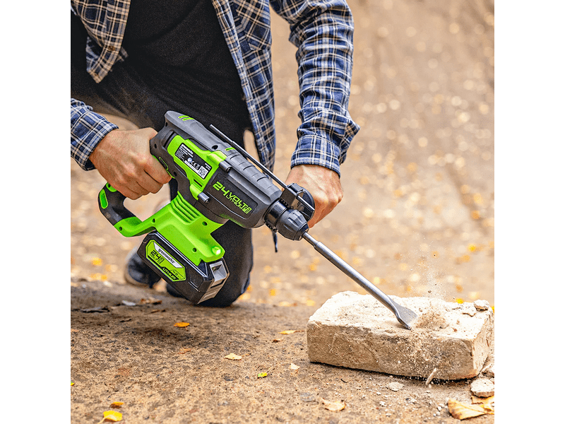 Greenworks GD24SDS2 Akumulatorska bušilica-čekić