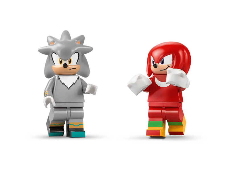 LEGO® Sonic the Hedgehog™ Silver autója Knuckles monster truckja ellen (77118)