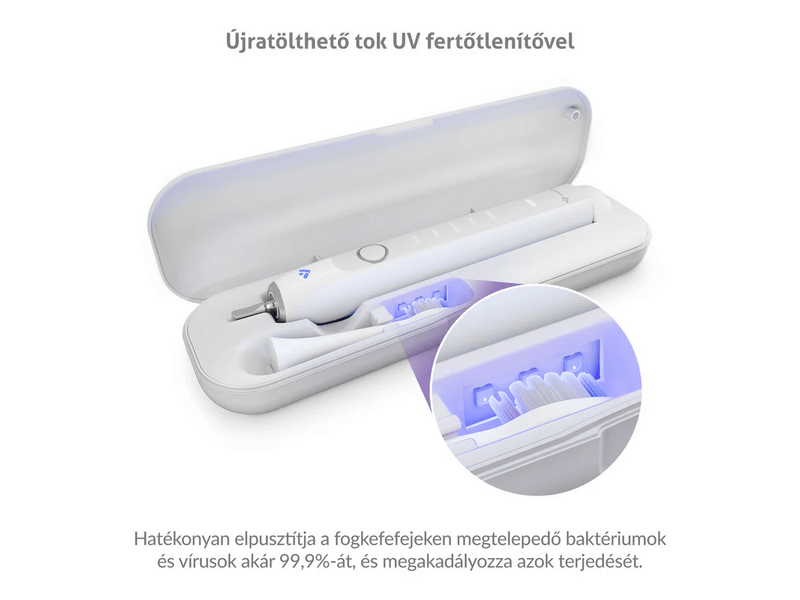 TrueLife SonicBrush Clean70 UV Duo Elektromos fogkefe
